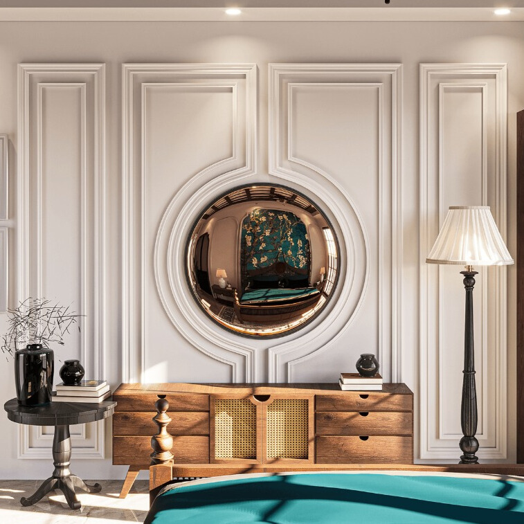 Modern Bedroom Interior Design by Meraki Architects in Noida